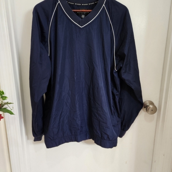 Foot joy vneck navy longsleeve wind breaker pull over - Picture 3 of 12